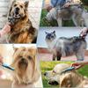 Pet Hair Removal Comb for Cats & Dogs - Comfortable Knot Detangler for Grooming Kittens & Puppies