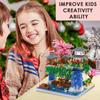 Moc Peach Blossom Pool Cherry Tree House Building Block Chinese Architecture Diy Bricks Cherry Blossom Toy For Kids Adult Gift