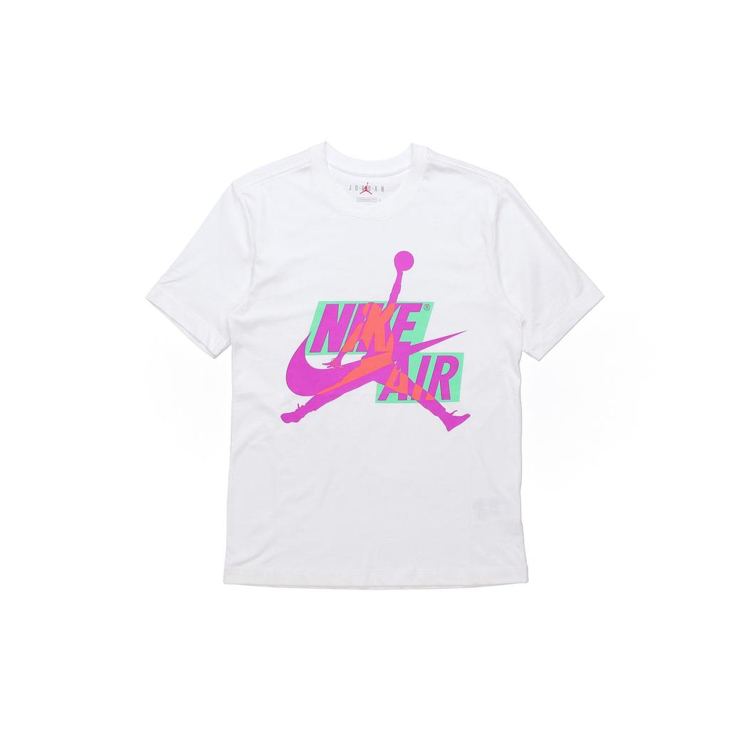 Jordan Jumpman Classics HBR Crewneck Short Sleeve T-Shirt Men Tops White CU9571-101