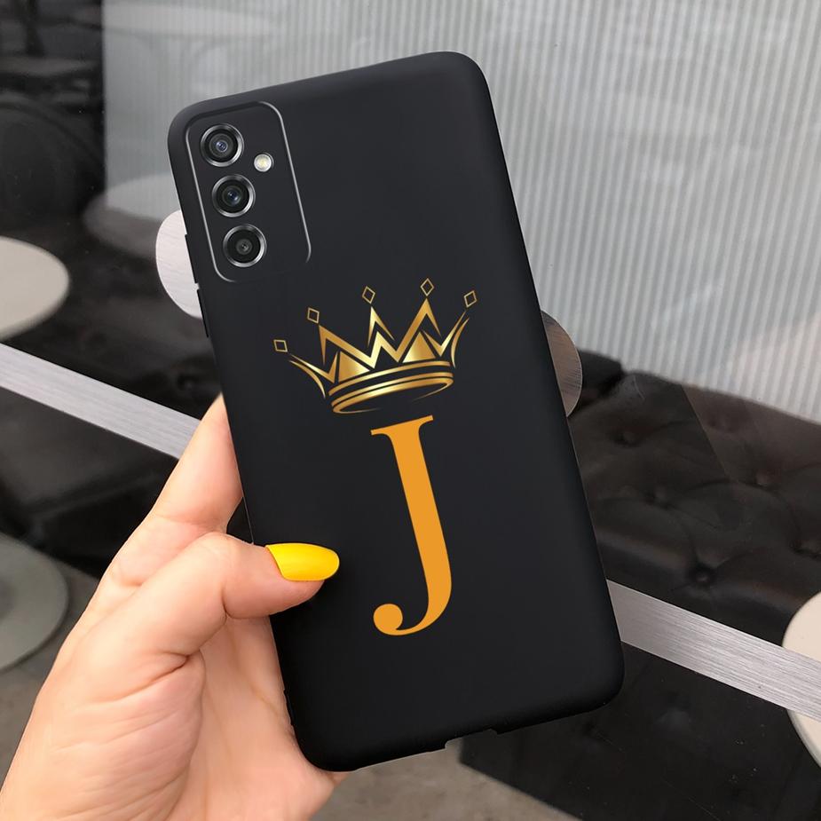 For Samsung Galaxy M52 5G Case SM-M526B Cute Crown Letters Cover Soft Silicone Phone Cases For Samsung M52 M 52 GalaxyM52 Fundas