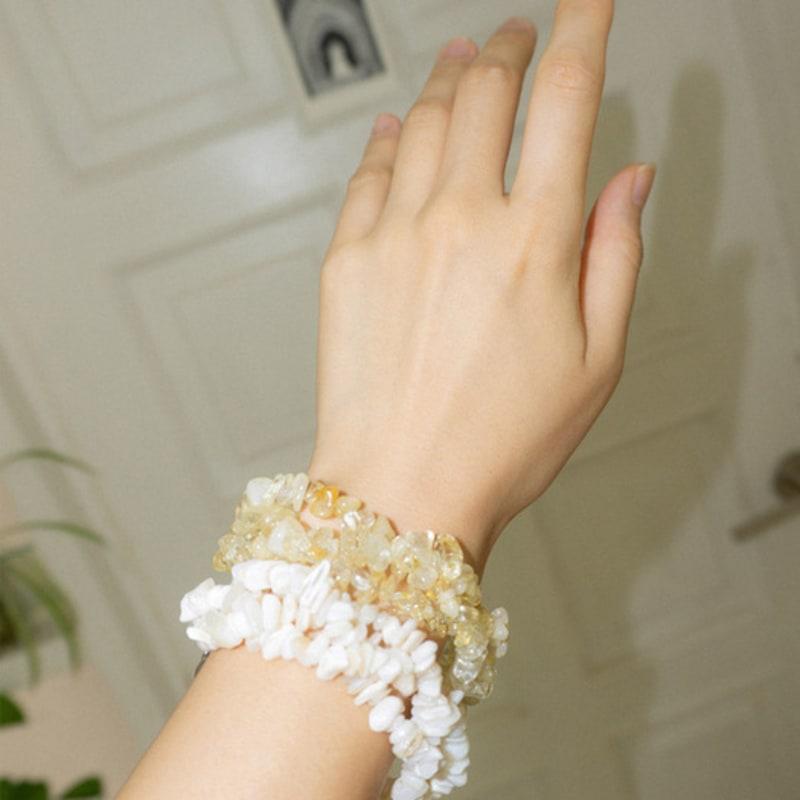 Oat Archive Frosting Bracelet, shell