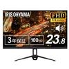 [.co.jp Exclusive] Iris Ohyama Monitor 24 Inch Built-in Speaker VA Panel HDMI VGA Angle Adjustable FHD 1920x1080 100Hz 14ms Blue Light Reduction Frame