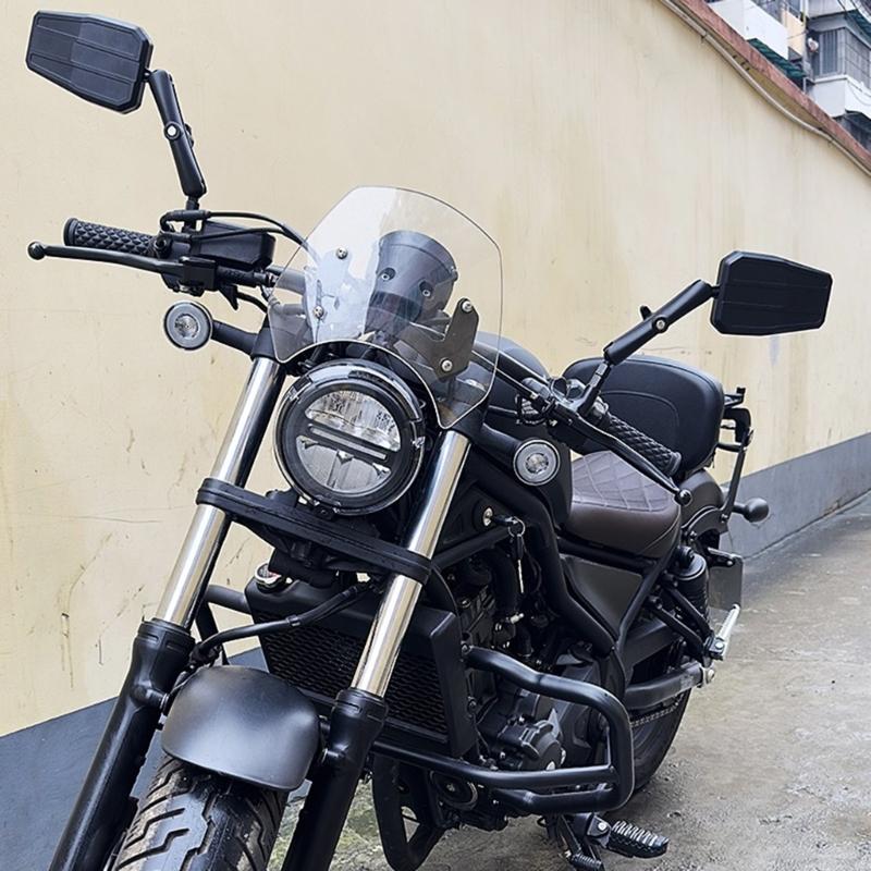 Faltbare Abenteuerspiegel für Westwind Off-Road-Motorradwinkel Einstellbar Lenker Rückspiegel ATV Zubehör