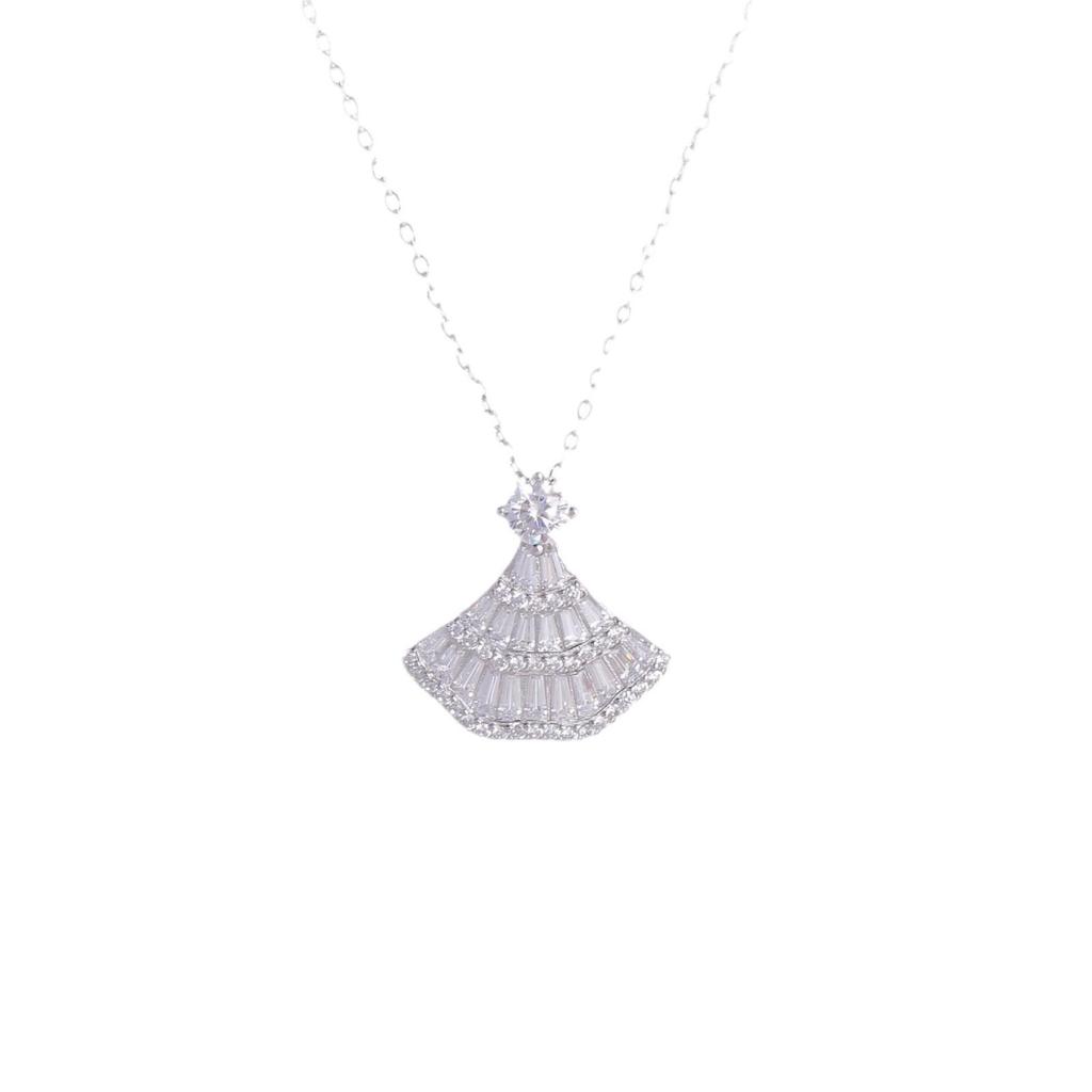 S925 Sterling Silver Zircon Clavicle Pendant Necklace for Women - Luxurious & Versatile