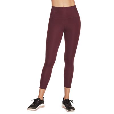 Skechers Go Walk High Waisted 7/8 Legging, Womens Purple Leggings