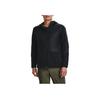 Under Armour Swacket Solid Color Outdoor Sports Hooded Jacket Men Tops Black 1382158-001