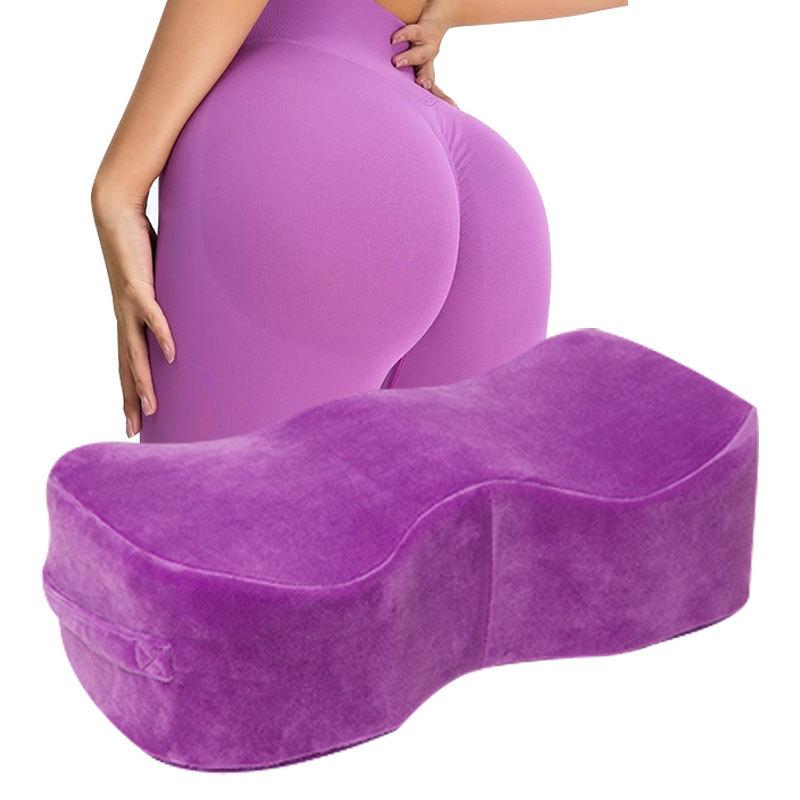 Popular BBL Pillow Post-surgery Recovery Pad Brazilian Butt Pad Hemorrhoids Pad Butt Lift and Pressure Relief Cushion 21.5x41.5x13cm фиолетовый