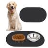 Waterproof Pet Feeding Mat with Raised Edge Silicone Pet Food And Water Bowl Mat Anti-slip Cat Bowls Placemat To Prevent Spill And Protect Floors