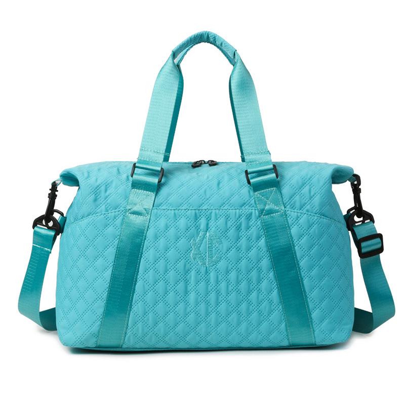 

Рюкзак Contrast Check, большая вместимость, спортивная сумка для фитнеса, дорожная сумка для коротких путешествий и хранения багажа синий