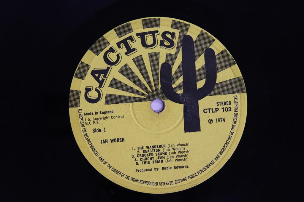 LP Record JAH WOOSH - Jah Woosh CTLP103 CACTUS 1974 UK Reggae, Ska & Dub Used