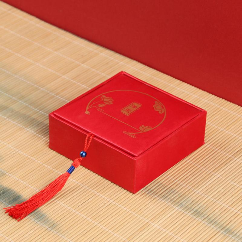 Vintage Tassel Jewelry Box Necklace Jade Bangle Bracelet Pendant Storage Display Box Chinese Style Jewelry Packaging Box