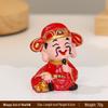 Resin Car Decoration: God of Wealth Ornament for Home & Cake
