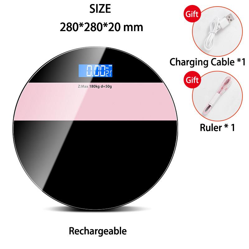 Fruit Pattern Weight Scale For Weighing Body Electronic Household Balance Floor Smart Digital Scales Bathroom Scales