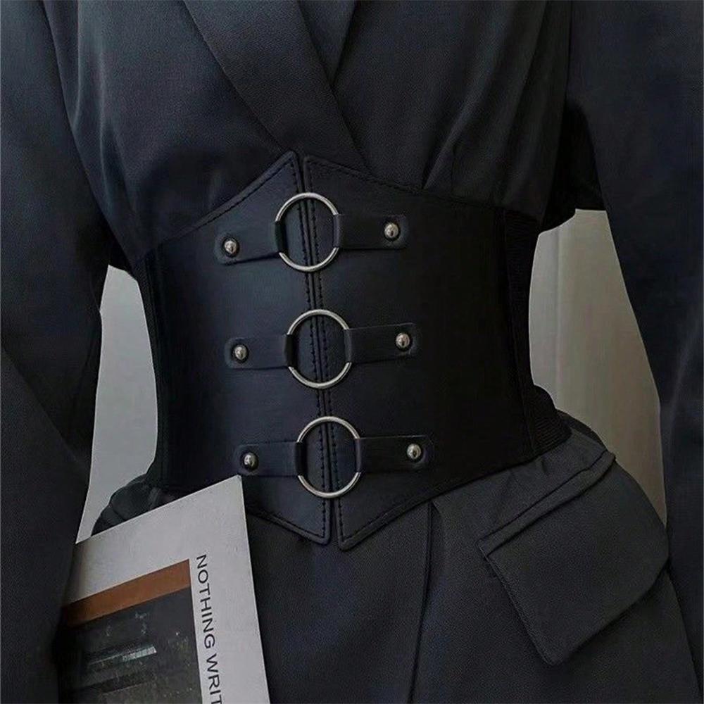 1PC Corset Women Corset Top Body Shaper Buckle Wide Waistband Bridal Waist Belt Gothic Accessories