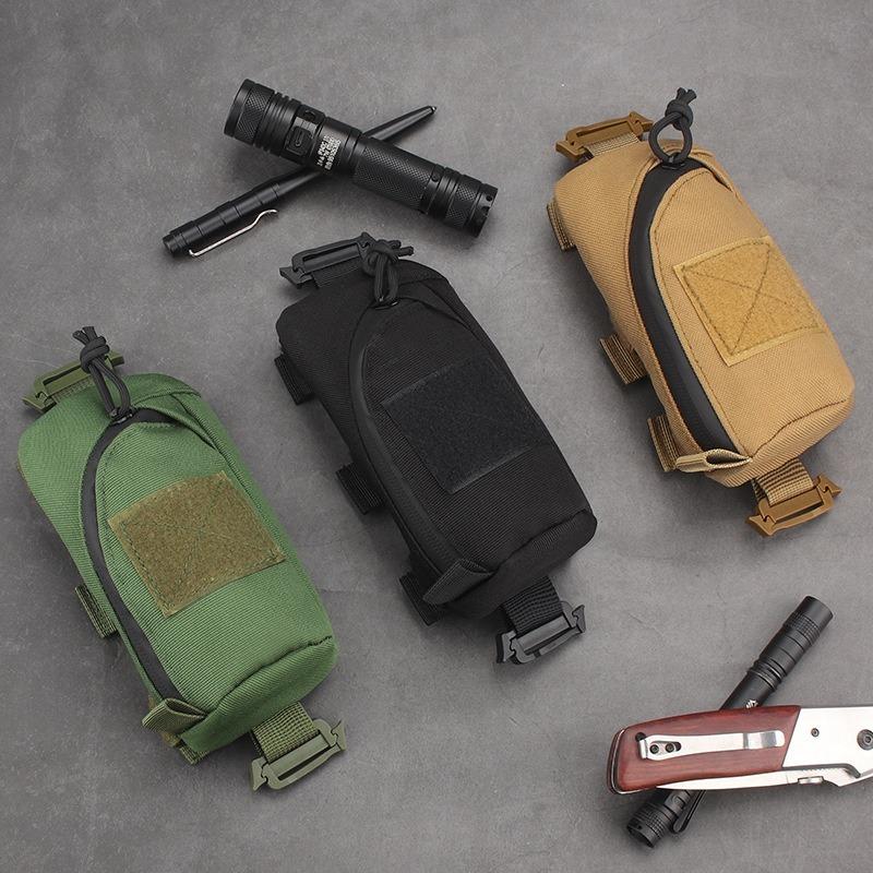 Tactical Molle Pouch EDC Tool Bag Phone Pouch Hunting Accessory Bag Shoulder Strap Pack Compact Bag for Outdoor Sport.