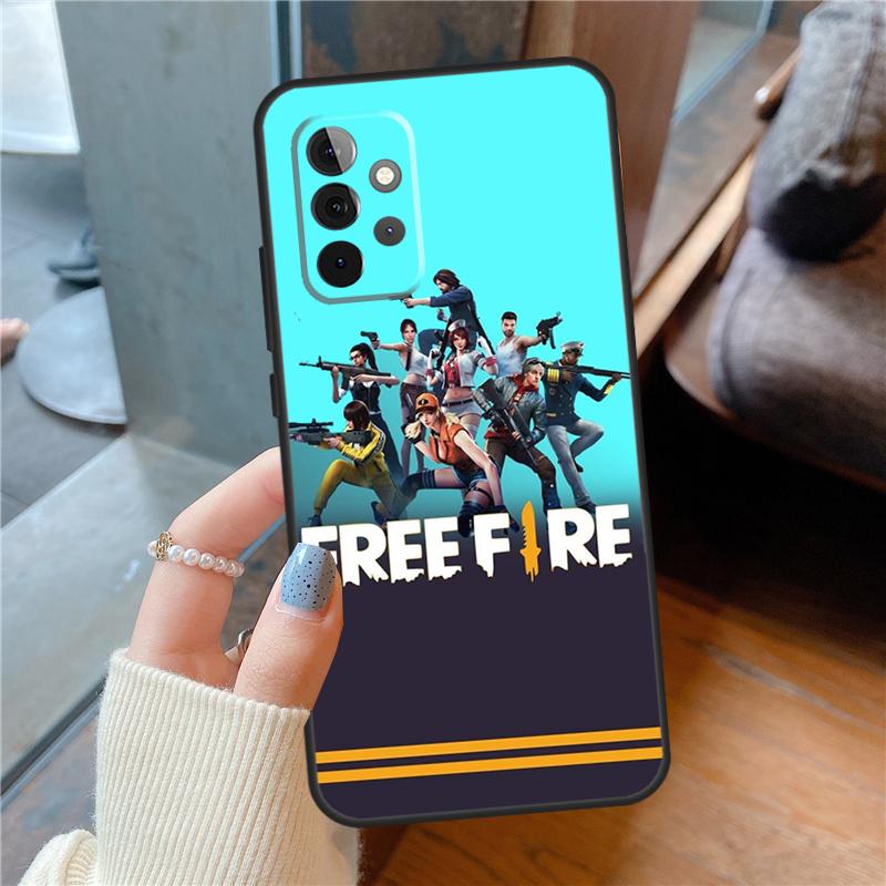 Free Fire Game Case For Samsung Galaxy A54 A34 A14 A32 A53 A13 A73 A33 A51 A71 A12 A22 A52 A72 Case Cover