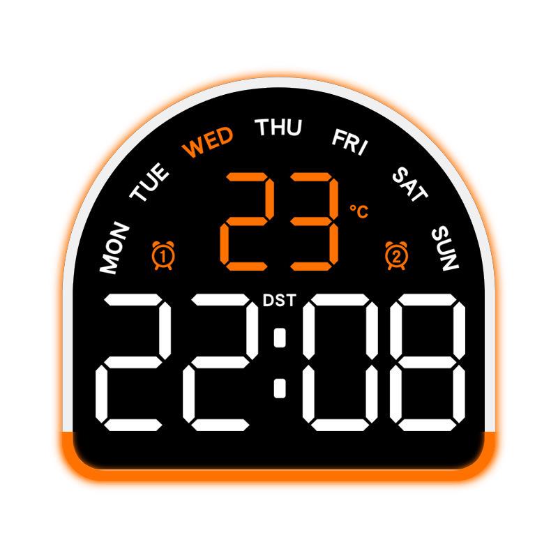 Multifunctional LED Ambient Alarm Clock with Temperature Display and Multiple Alarms