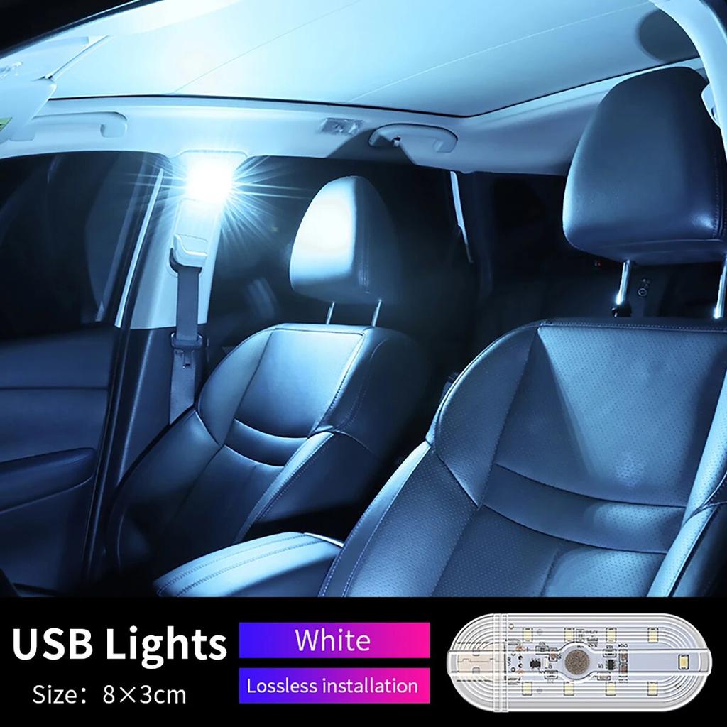 1pcs 9SMD Touch Light USB Sensor Rechargeable Touch LED Lamp Mini Atmosphere Light Car Ambient Party Light Night Light