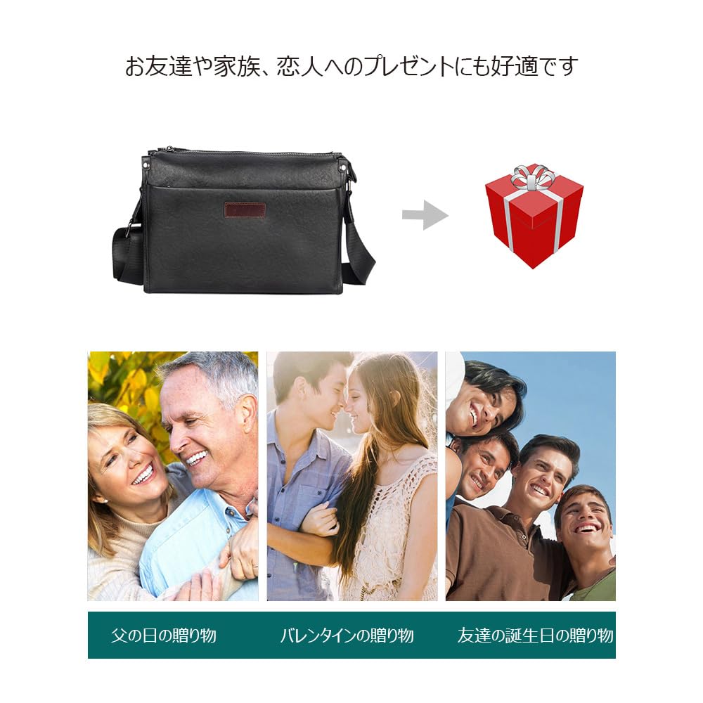 Whatna Antique-Style Tanned Natural Cowhide Leather Shoulder Bag for Men, Messenger Bag, Crossbody Chest Bag, Small Business Bag, A4 Size, Genuine