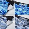 Men Casual Camouflage Swimming Trunks Drawstring Beach Shorts Briefs Swimwear