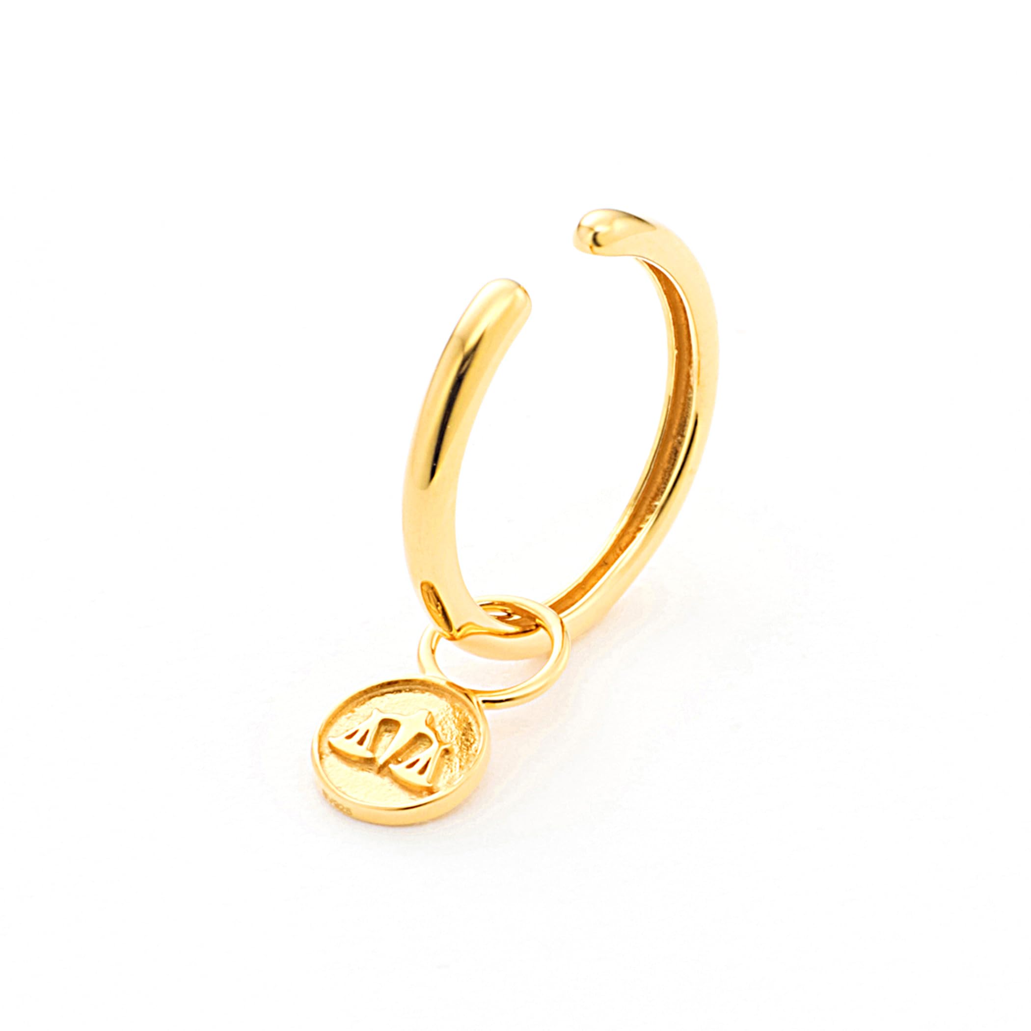 

ESTELLE Ear Silver with Yellow Gold Plating Earring [ESTELLE] [Official] [WEB Exclusive] Women s Cuff, Single (Libra) 0291-0432-0019-0000