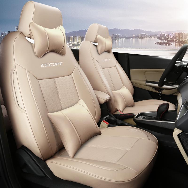 YN Custom Fit Sports Leather Seat Cover for Ford Focus - All-Season Cushion