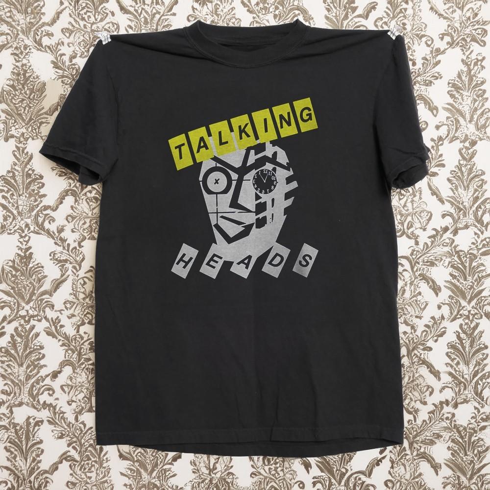 Talking Heads TShirt Black Cotton Tshirt Size S5XL Unisex T-Shirt XXXXL