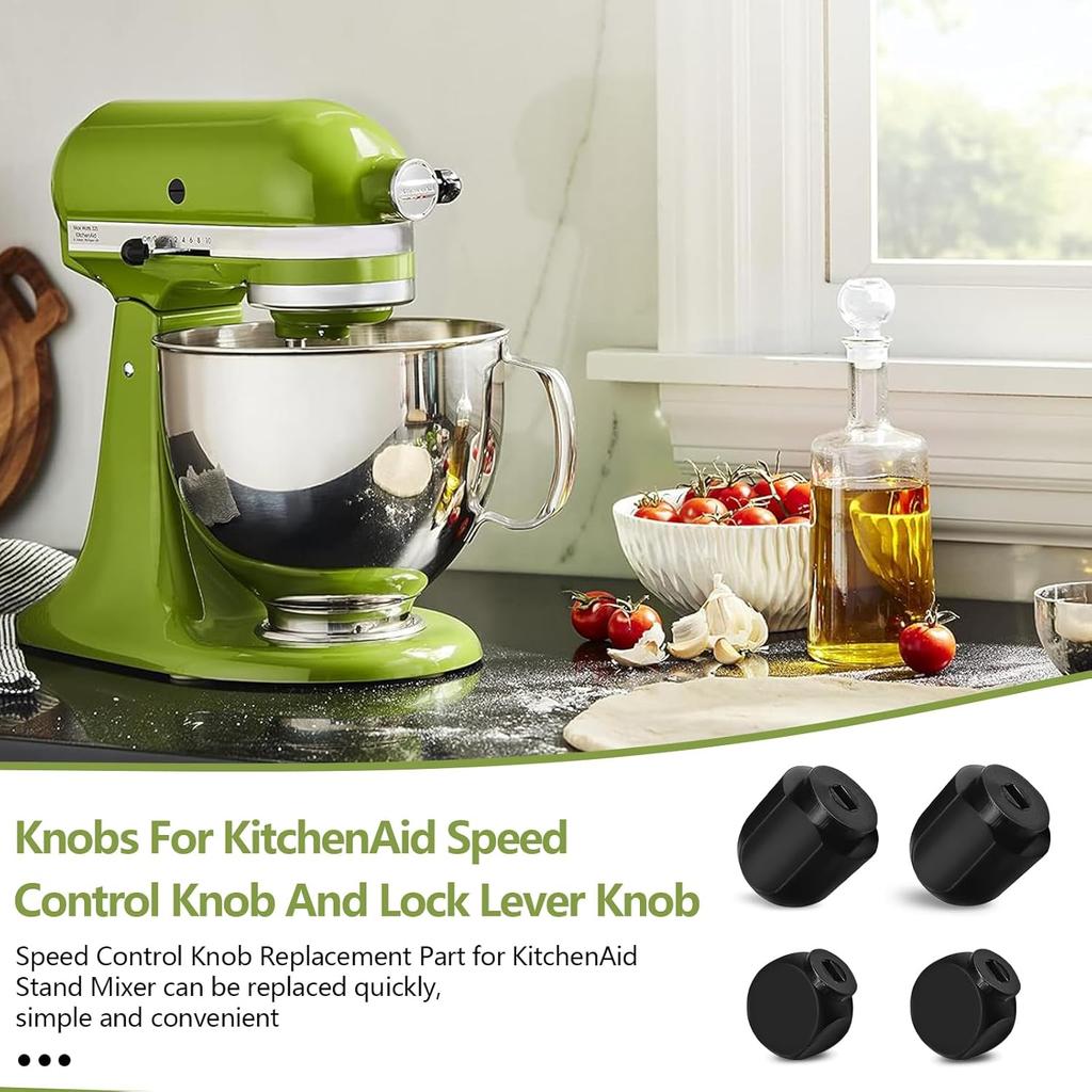 Speed Control Knob Replacement Part for KitchenAid Stand Mixer - for Lock Lever Knobs Attachment Plastic Kitchenaid Mixers Accessories, Fits for