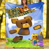 Spel Super Bear Adventure bedrukte deken—lichtgewicht,zacht,warm;veelzijdige deken alle seizoenen—perfect als airconditioning plaid, dutjesdeken