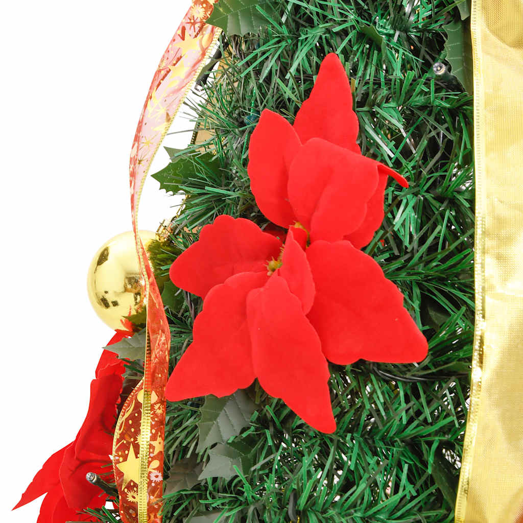 Pop Up Artificial Christmas Tree with 50 LEDs Green 120 Cm
