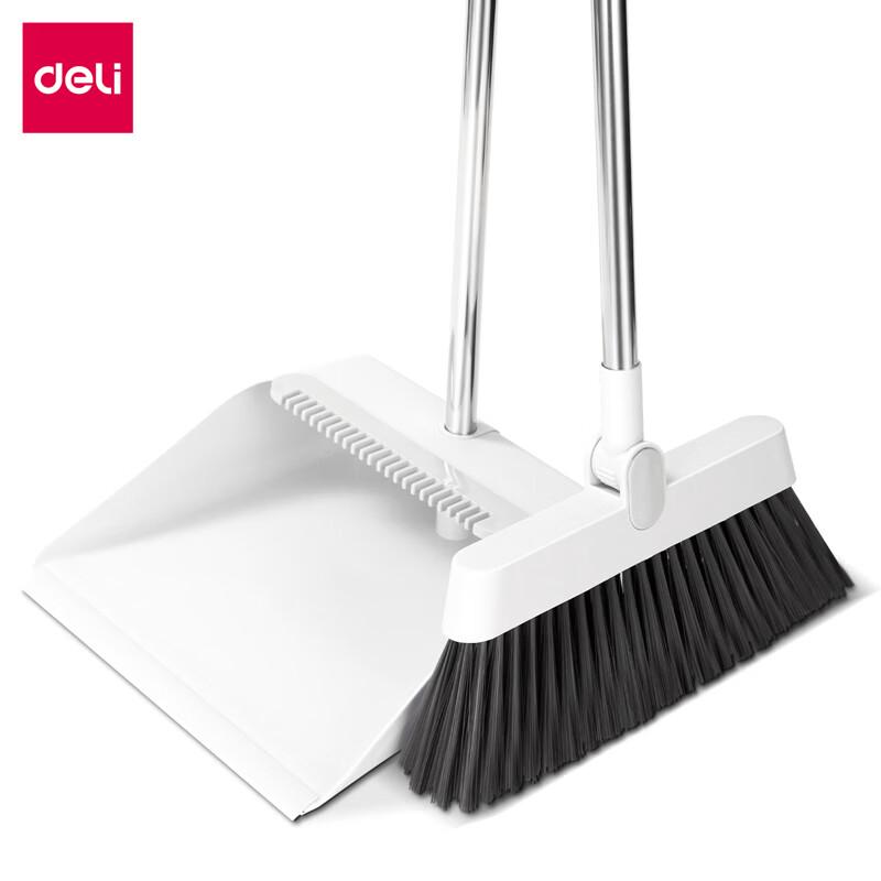 Deli LQ580 Broom and Dustpan Set with Comb Teeth