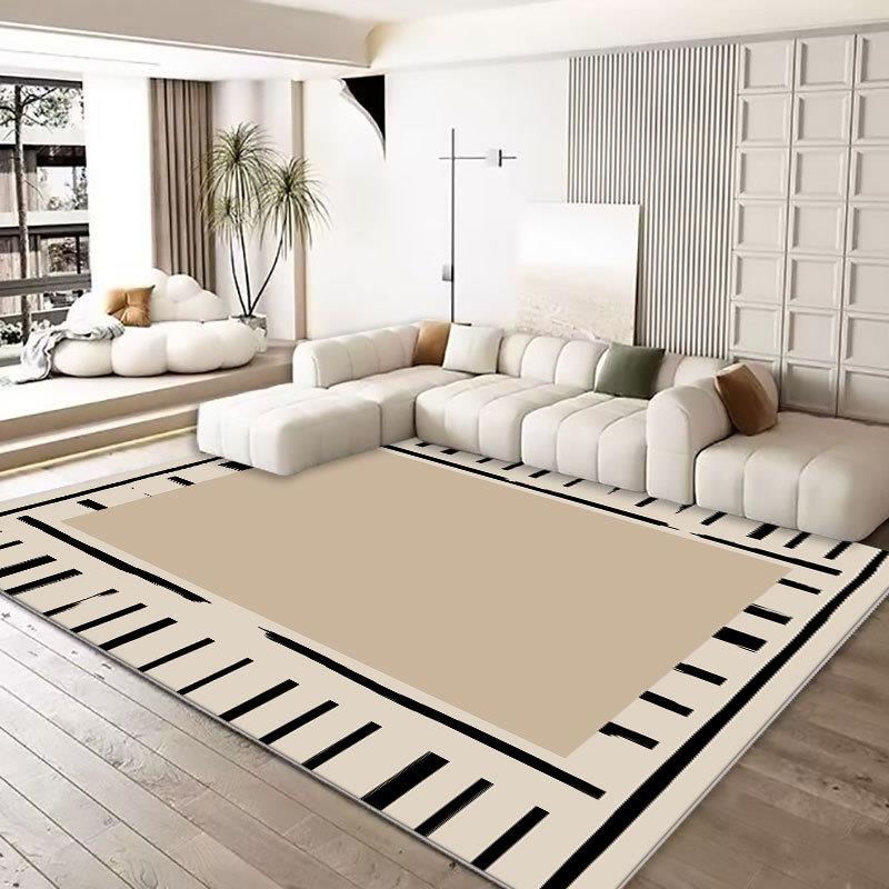 Cream Style Carpets for Living Room Large Area Bedroom Decor Simple Carpet Thickend Plush Lounge Floor Mat Fluffy Soft Study Rug