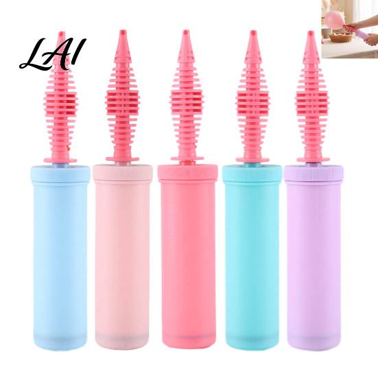 Compact Balloon Inflatable Device Hand Held Way Dual Two Plastic Pump Action Inflator Latex Inflator Manual Air Pump for Balloons