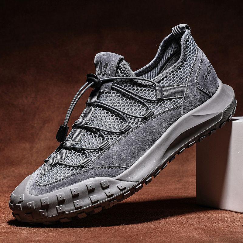 Outdoor Mesh Men's Shoes Hollow Sports Mesh Shoes Breathable