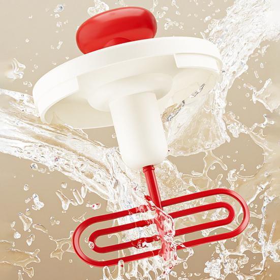 Press Egg Beater, Manual Push Down Mixer for Baking, 500ml Measuring Cup with Whisk, Multifunctional Stirrer for Pancake Milk