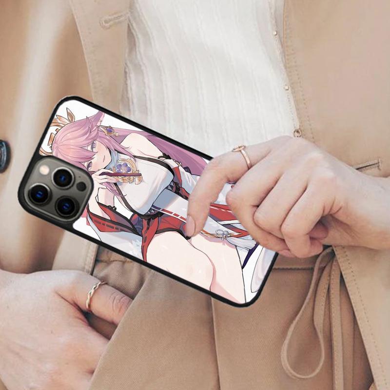 Genshin Impact Yae Miko Magnetic Phone Case For APPLE iPhone 17 Air 16 14 13 12 Pro Max 15 Plus Wireless Charge MagSafe Cover