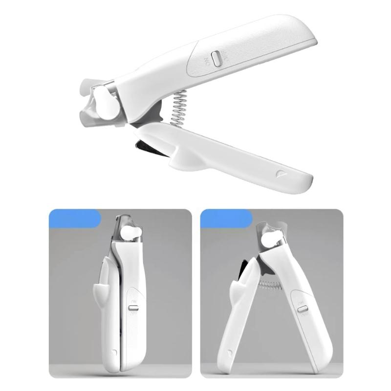 Dogs Nail Trimmer with LED Light Scratching LED Light Home Use Pet Nail Trimmer Nail Trimming Prevents Splitti