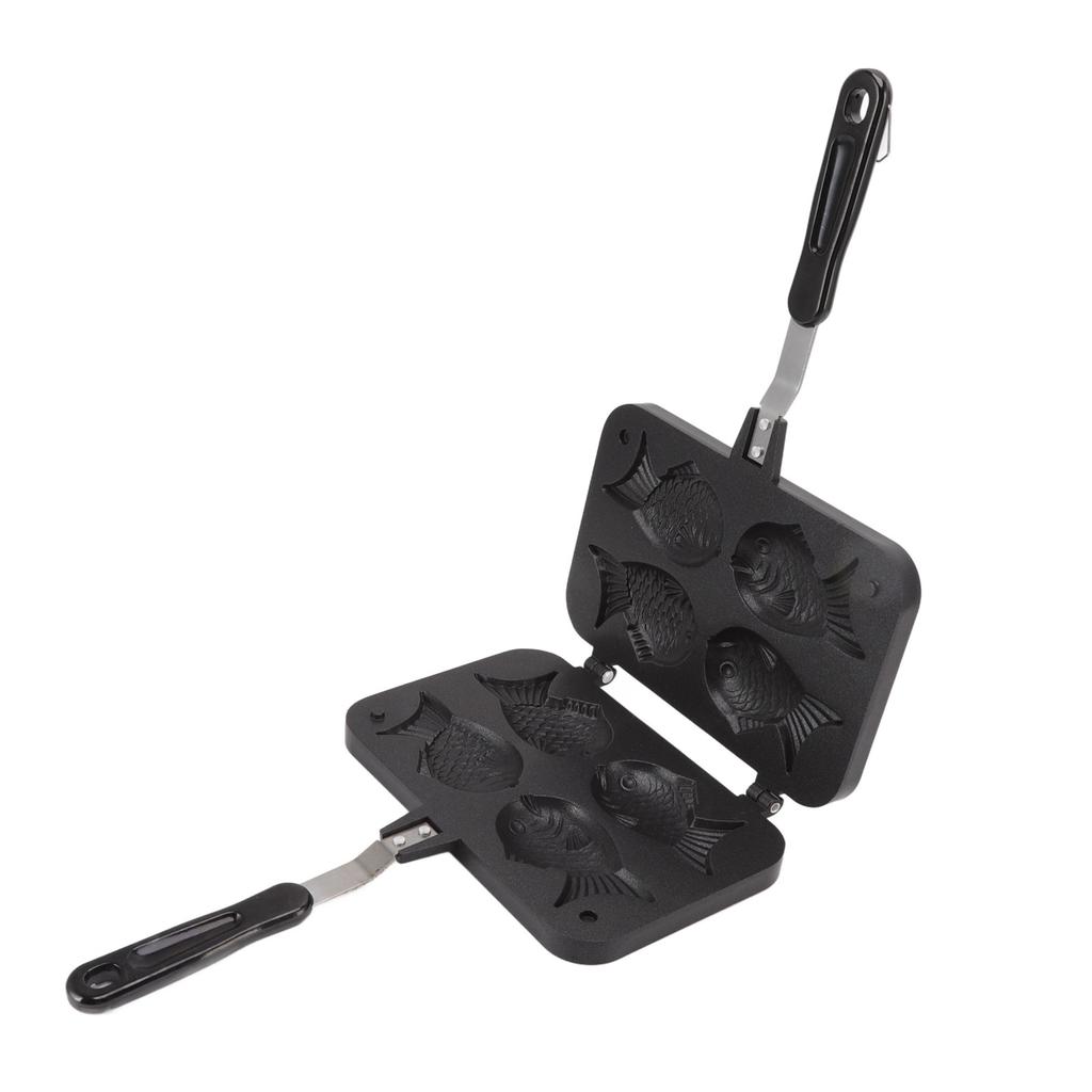 Taiyaki Fish Shape Cake Maker Non Stick Taiyaki Double Baking Pan Waffle Baking Mold