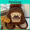 Cartoon Dog Backpack For Women With Pu Material Portable Storage For Daily Use