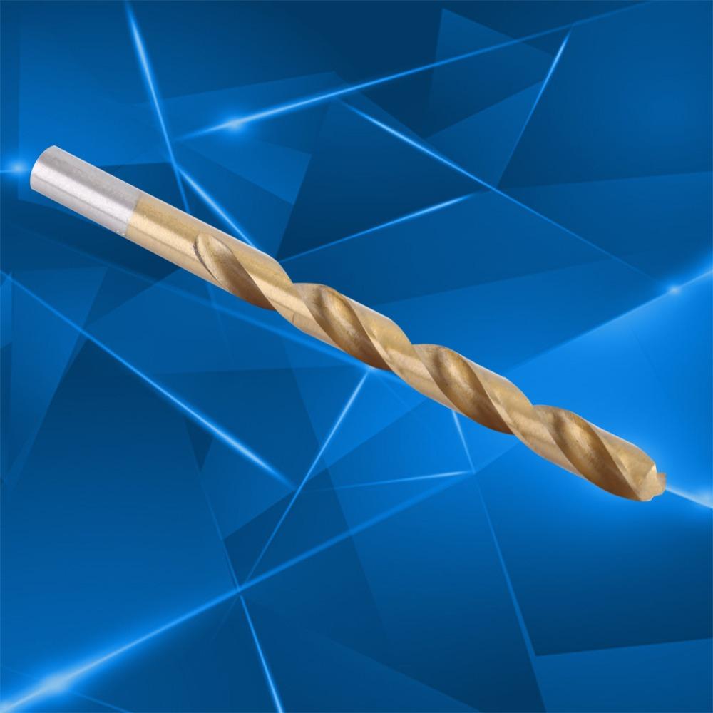 19pcs Roll-Forged High Speed Steel Drill Bits Anti-Rust Gold Finish Metric Drill Bit Set For Wood