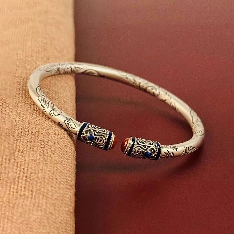 Female New Chinese Tang Grass Pattern Bracelet