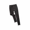 Women's Black High-Waist Skinny Cropped Jeans - Korean Style, Slimming, Versatile, Elastic, Summer 2022