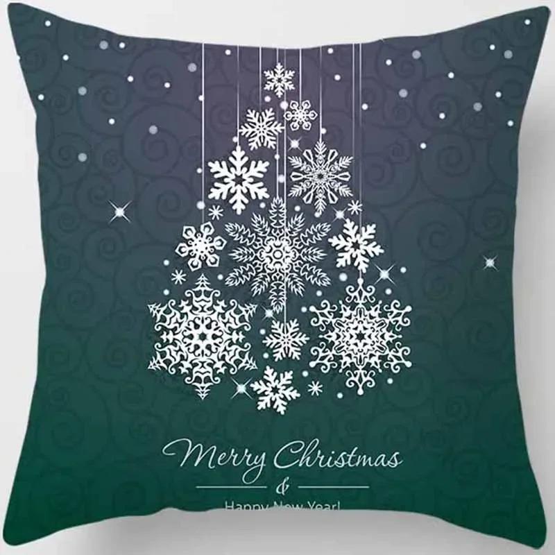 

Taies d oreiller sur le theme de Noel pour la maison, аксессуары для автомобиля, канапе-приглашение от отца Ноэля, бюро 40x40cm