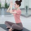 2026 Women’s High-End Mesh Quick-Dry Yoga Short Sleeve Fitness Top