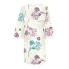 Women's Fashion V-neck Color Large Size Loose Long Large Swing 3/4 Sleeved Dress