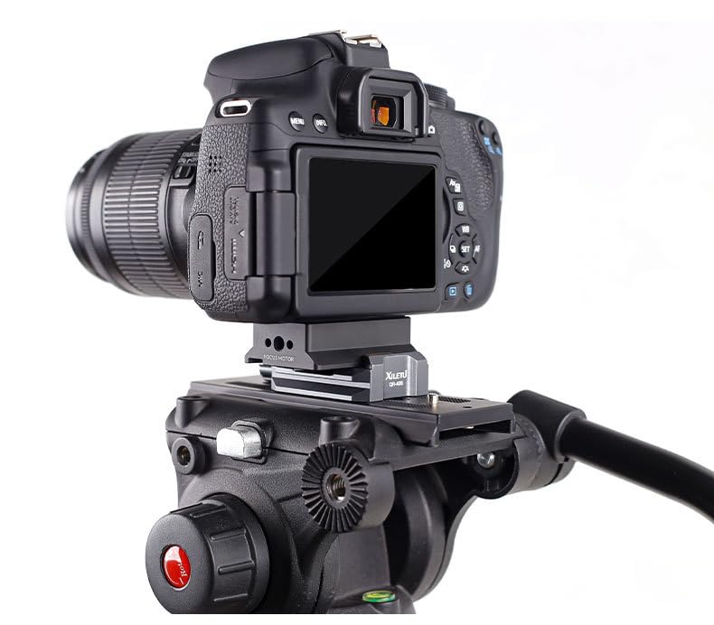 Quick Release Clamp Base Plate for 38mm Standard Clamp with Screw and Screw Aluminum Compatible with Quick Release Clamp QR Camera Mount Tripod Quick