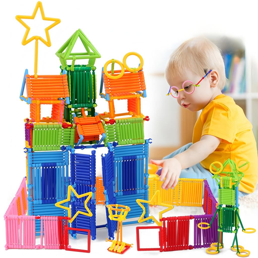 Colorful Assembly Smart Stick Puzzle Toys, 3D Puzzle Assembly Sticks, Children's Educational Toys DIY Gifts