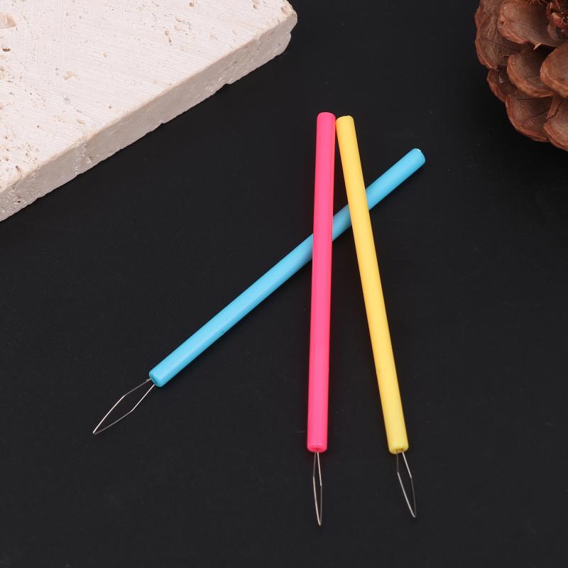 100Pcs Essential Plastic Threading Tool Set For Sewing - A Convenient Sewing Tool Suitable For Beadwork And Handicrafts