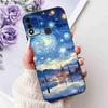 For Itel A48 6.1" Case Fashion Painting Soft Silicone TPU Black Cover For ITEL A48 itel a48 Popular Design Flowers Phone Cases