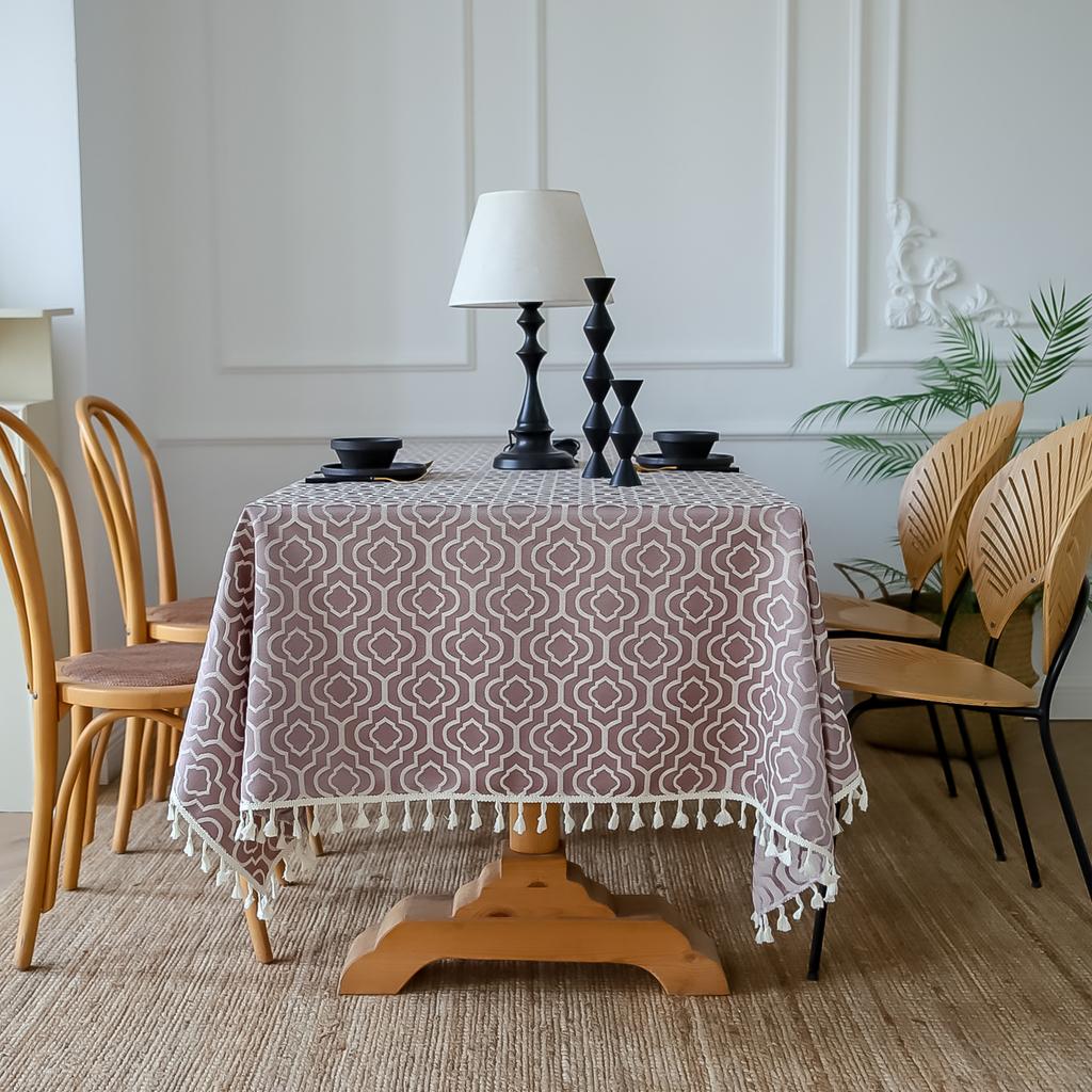Small Fresh Pure Cotton Dining Table Cloth Party Indoor Gaibuwen Art Cotton Small Floral Table Cloth Art